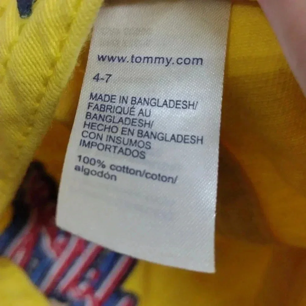 Tommy Hilfiger Kids Yellow Hat Size 4-7